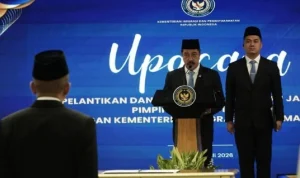 Komjen Pol Rudi Setiawan Resmi Dilantik Sebagai Irjen Kemenimipas