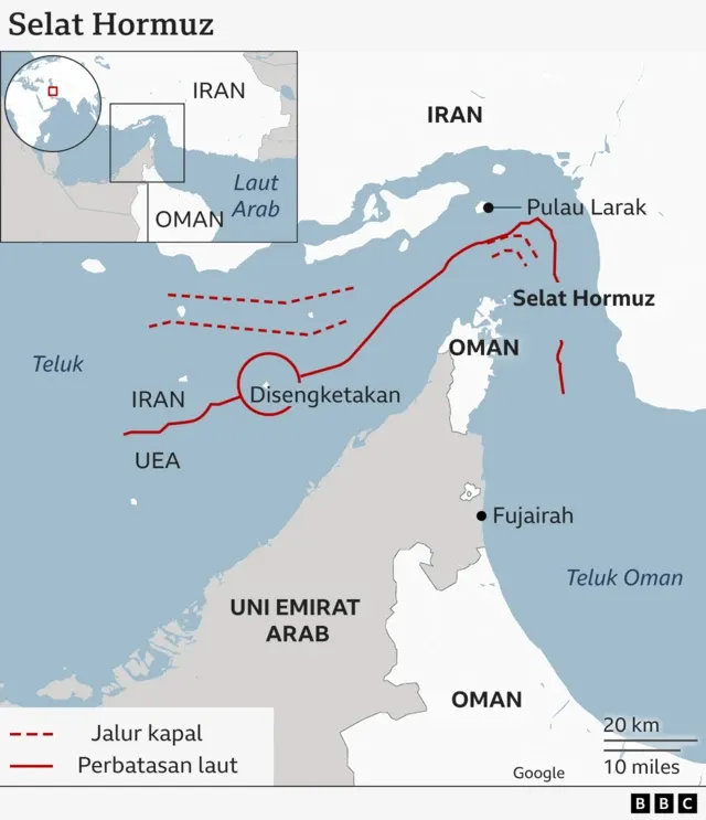 Konflik AS-Iran Memburuk, Serangan Udara dan Pertempuran Laut di Selat Hormuz