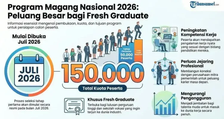 Magang Nasional 2026: Pendaftaran Dibuka, Ini Syarat dan Cara Daftarnya Magang Nasional 2026: Pendaftaran Dibuka, Ini Syarat dan Cara Daftarnya