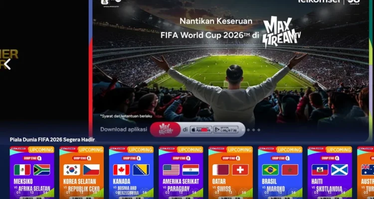 MAXstream TV: Nonton Bareng Piala Dunia 2026 dengan Nobar di Lebih dari 40 Titik Jabodetabek-Jabar