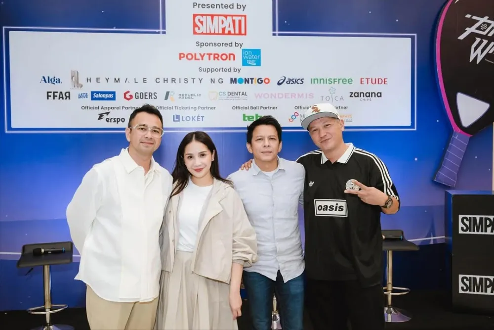 Medina Dina dan Gading Marten Siap Tampil di Padel Wars