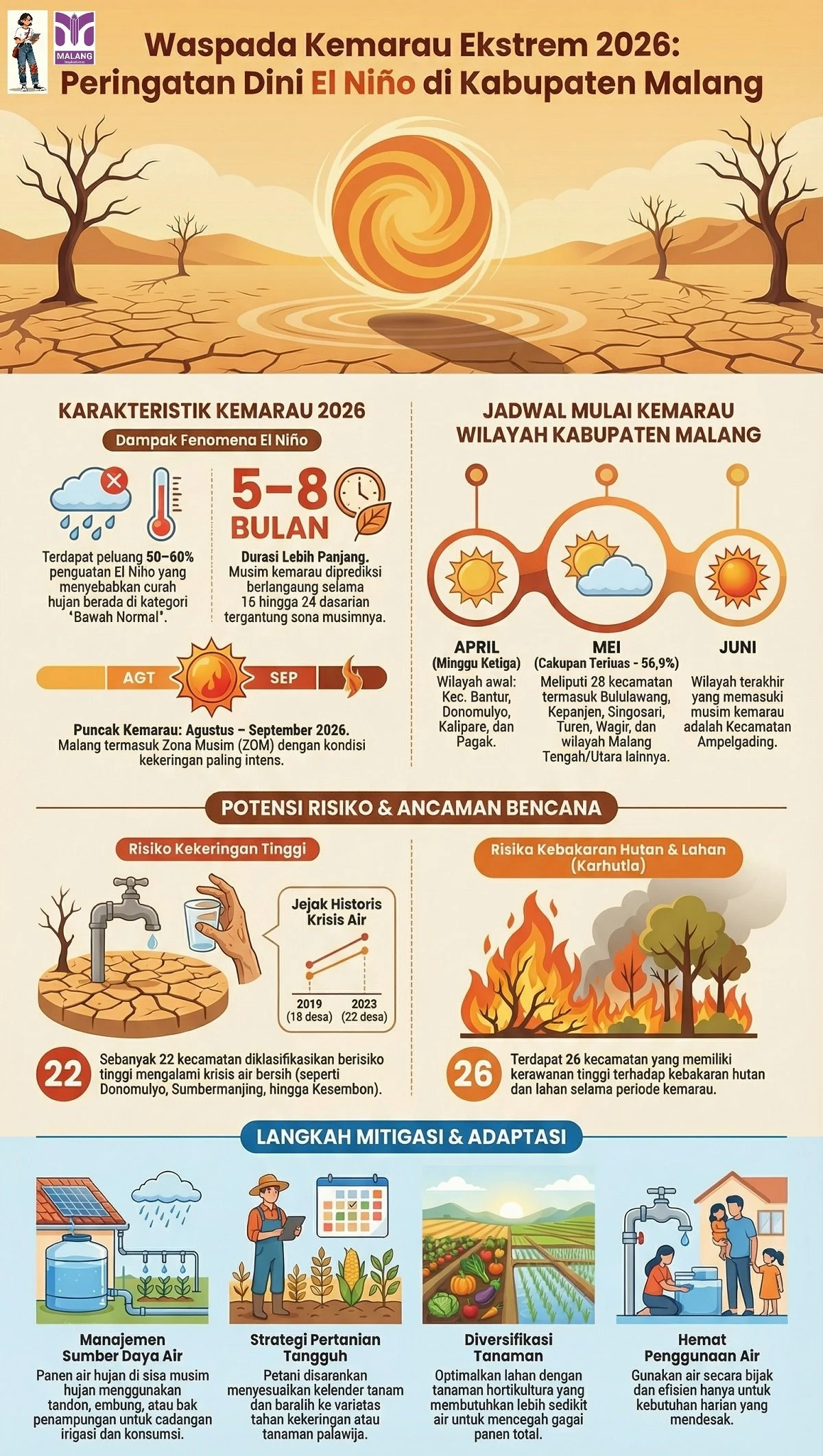Menghadapi Musim Kemarau: Ancaman El Nino dan Upaya Mitigasi