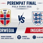 Norwegia vs Inggris di Piala Dunia 2026: Link Live Streaming dan Prediksi Pertandingan