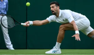 Novak Djokovic Tampil Mengesankan di Wimbledon, Tantang Rory McIlroy dalam Pertandingan Tenis
