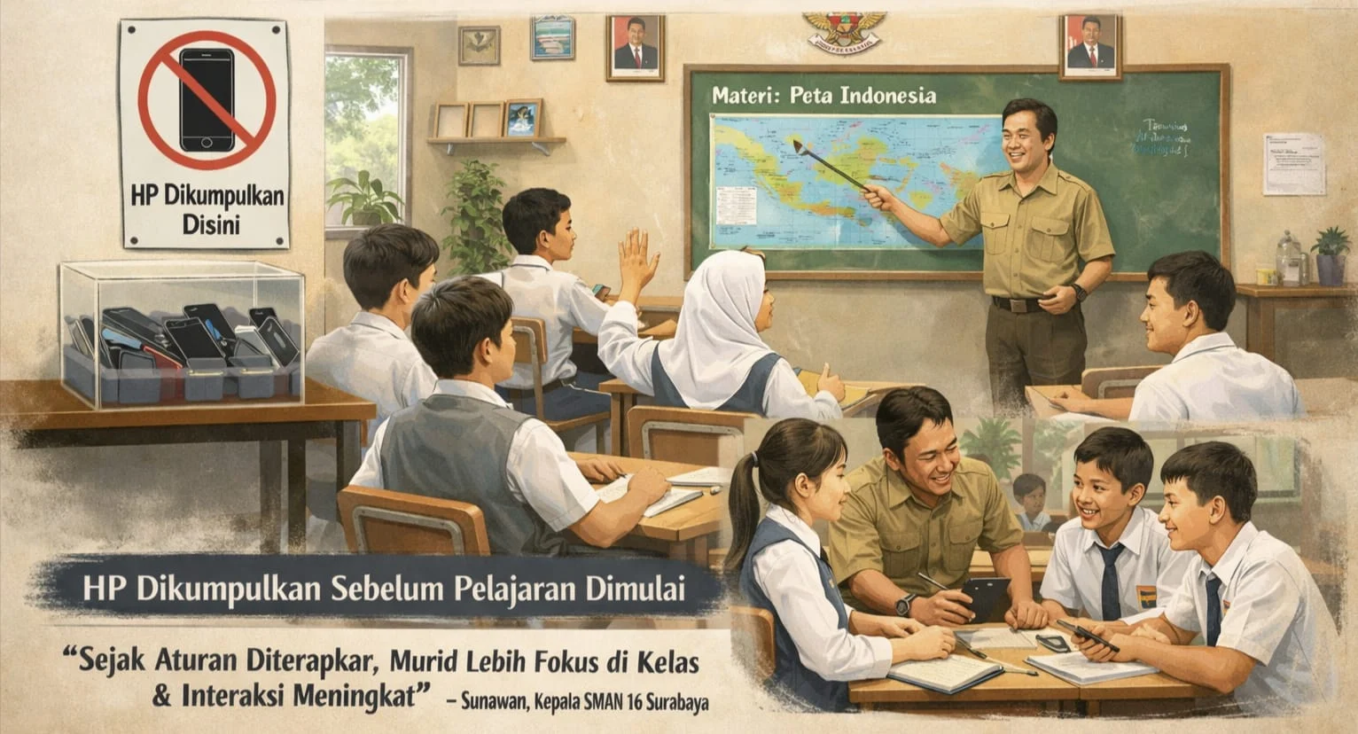 Pembatasan Gawai di Sekolah Siak, Upaya Meningkatkan Kualitas Pendidikan