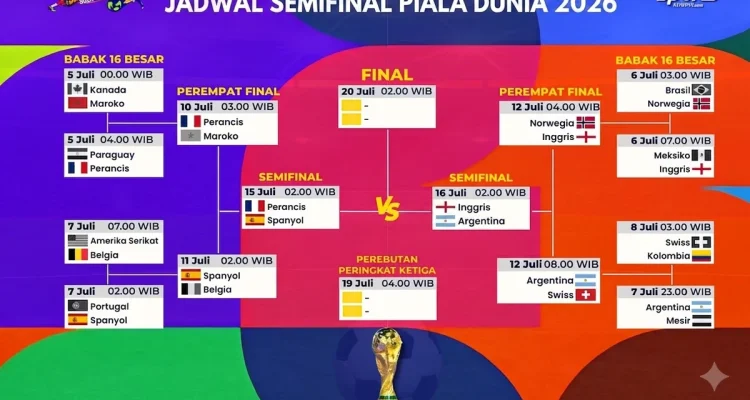 Perancis dan Spanyol Siap Berlaga di Semifinal Piala Dunia 2026
