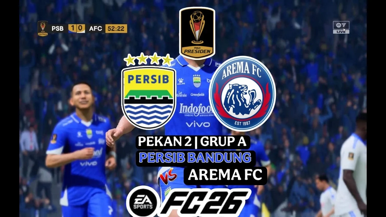Persib Bandung Menang 1-0 Atas Arema FC di Piala Presiden 2026