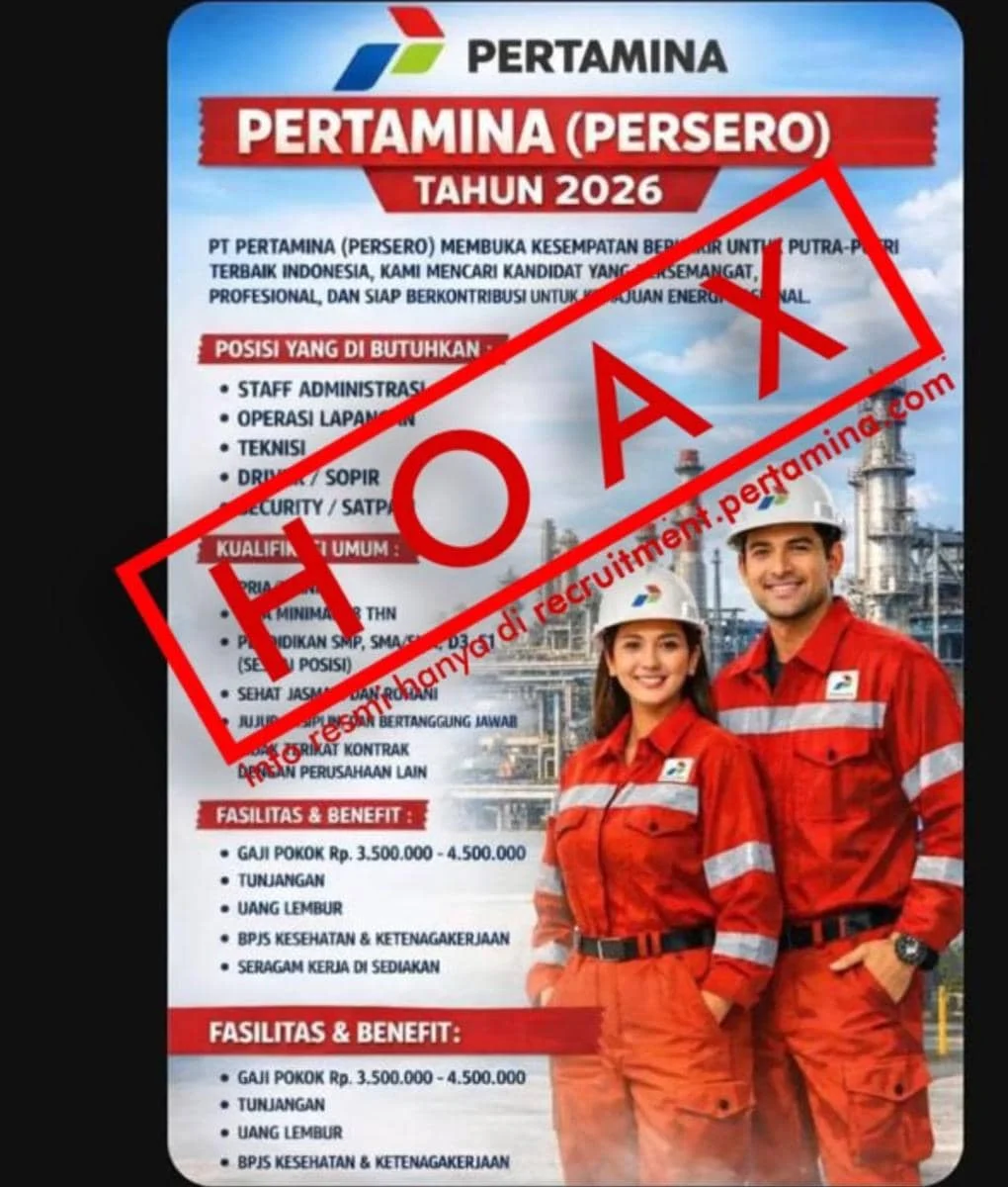 Pertamina Group Buka Lowongan Kerja 2026 untuk 400 Posisi Magang