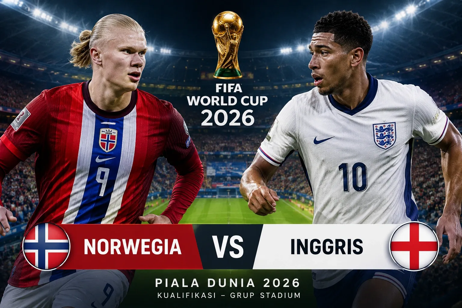 Pertandingan Dramatis: Norwegia vs Inggris di Piala Dunia 2026