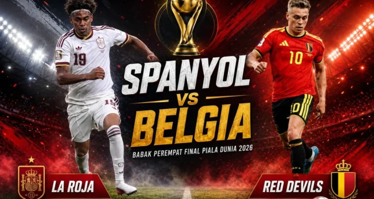 Pertandingan Sengit antara Spanyol dan Belgia di Piala Dunia 2026