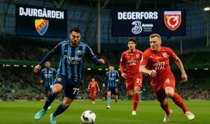 Pertandingan Sengit Degerfors vs Djurgården: Kemenangan dan Kekalahan