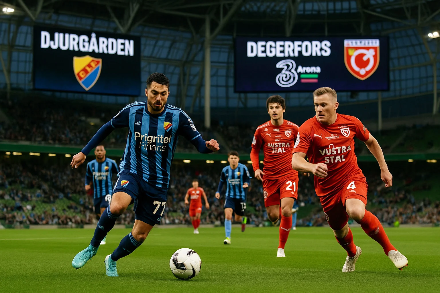 Pertandingan Sengit Degerfors vs Djurgården: Kemenangan dan Kekalahan