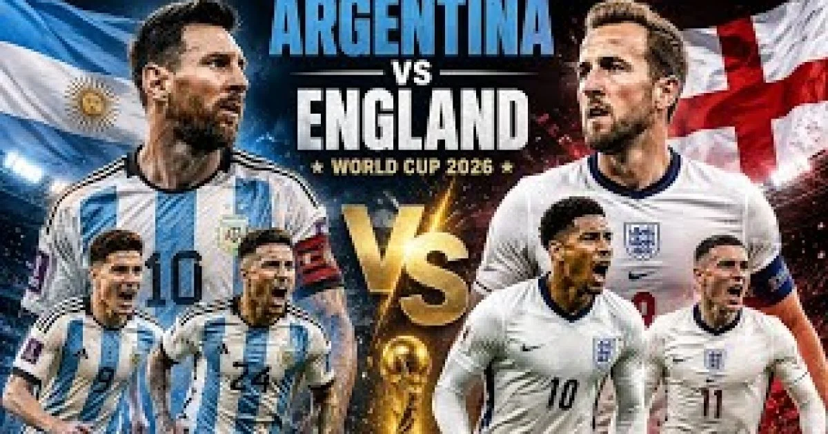 Pertandingan Sengit Inggris vs Argentina di Semifinal Piala Dunia 2026