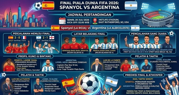 Pertarungan Sengit di Piala Dunia: Argentina vs Spanyol