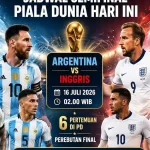 Pertarungan Sengit Inggris vs Argentina di Semifinal Piala Dunia 2026