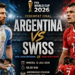 Piala Dunia 2026: Argentina vs Swiss Berlangsung Sengit, Skor 0-0