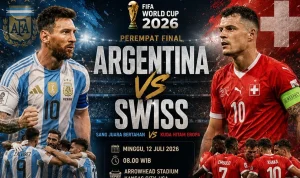 Piala Dunia 2026: Argentina vs Swiss Berlangsung Sengit, Skor 0-0