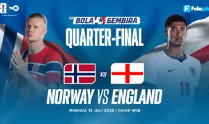 Piala Dunia 2026: Inggris vs Norwegia dan Argentina vs Swiss, Pertarungan Sengit Menuju Semifinal