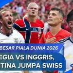 Piala Dunia 2026: Inggris vs Norwegia dan Argentina vs Swiss, Saksikan Siaran Langsung TVRI Gratis