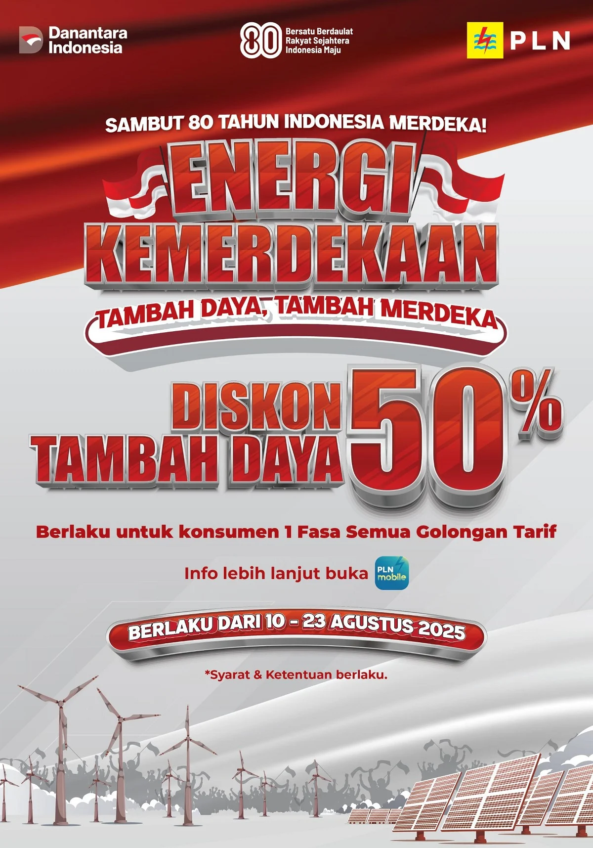PLN Hadirkan Diskon Tambah Daya Listrik 50% untuk Masyarakat