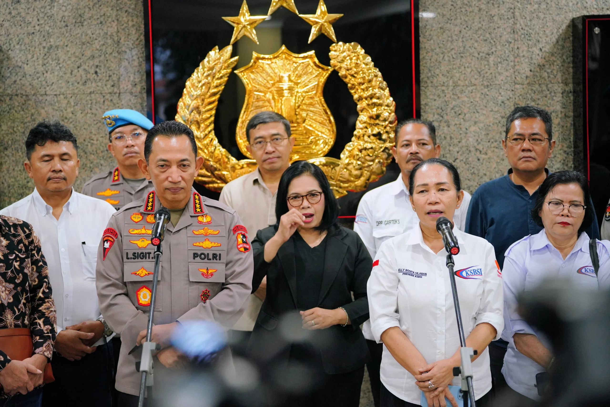 Polri Selesaikan 97 Kasus Buruh, Bukti Kapolri Layani Kalangan Rentan
