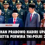 Prabowo Subianto Lantik Perwira Baru TNI-Polri, Ingatkan Pentingnya Integritas
