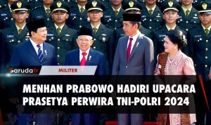 Prabowo Subianto Lantik Perwira Baru TNI-Polri, Ingatkan Pentingnya Integritas