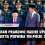 Prabowo Subianto Lantik Perwira Baru TNI-Polri, Ingatkan Pentingnya Integritas
