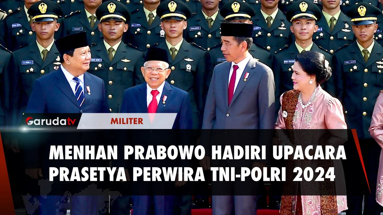 Prabowo Subianto Lantik Perwira Baru TNI-Polri, Ingatkan Pentingnya Integritas