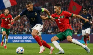 Prancis Melangkah ke Semifinal Piala Dunia 2026 Setelah Mengalahkan Maroko 2-0 Prancis Melangkah ke Semifinal Piala Dunia 2026 Setelah Mengalahkan Maroko 2-0