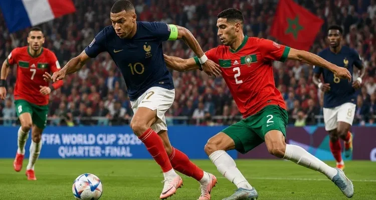 Prancis Melangkah ke Semifinal Piala Dunia 2026 Setelah Mengalahkan Maroko 2-0 Prancis Melangkah ke Semifinal Piala Dunia 2026 Setelah Mengalahkan Maroko 2-0