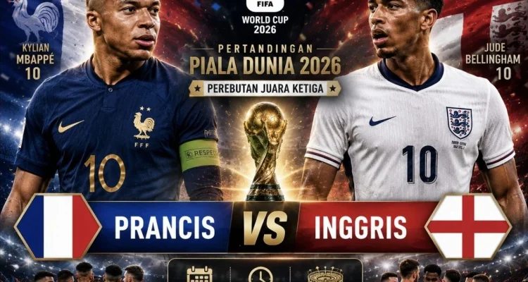 Prancis vs Inggris: Duel Perebutan Juara Ketiga Piala Dunia 2026