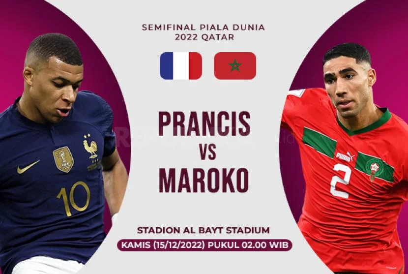 Prancis vs Maroko: Pertarungan Sengit di Perempat Final Piala Dunia 2026