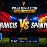 Prancis vs Spanyol: Pertarungan Sengit di Semifinal Piala Dunia 2026