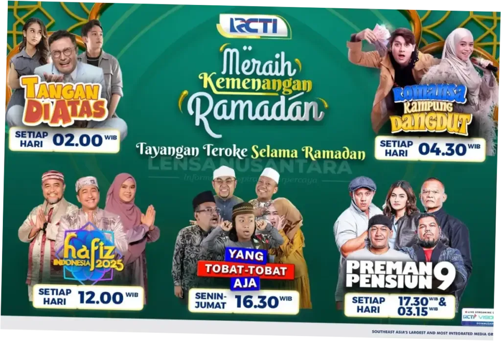 RCTI Hadirkan Berbagai Acara Menarik, Dari Sinetron Hingga Siaran Langsung Olahraga
