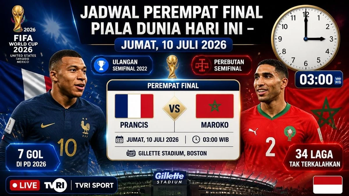Sepatu Emas Piala Dunia 2026: Prancis dan Spanyol Berebut Tiket Final