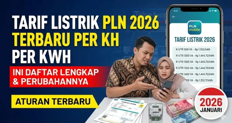 Tarif Listrik PLN Juli-September 2026 Tetap, Ini Rincian Lengkapnya