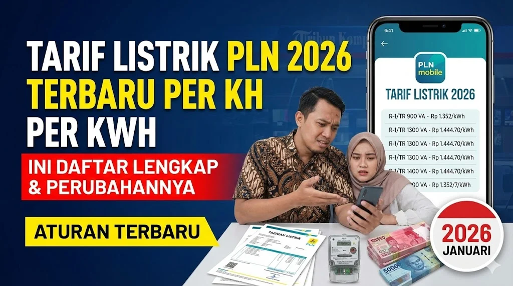 Tarif Listrik PLN Juli-September 2026 Tetap, Ini Rincian Lengkapnya