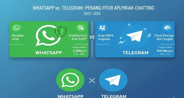 Telegram dan WhatsApp Dihadapkan pada Tantangan Keamanan Data Pengguna