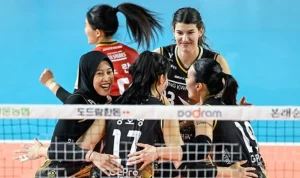 Tim Voli Putri Korea Selatan Menang 3-1 atas Indonesia di Laga Uji Coba Jecheon 2026