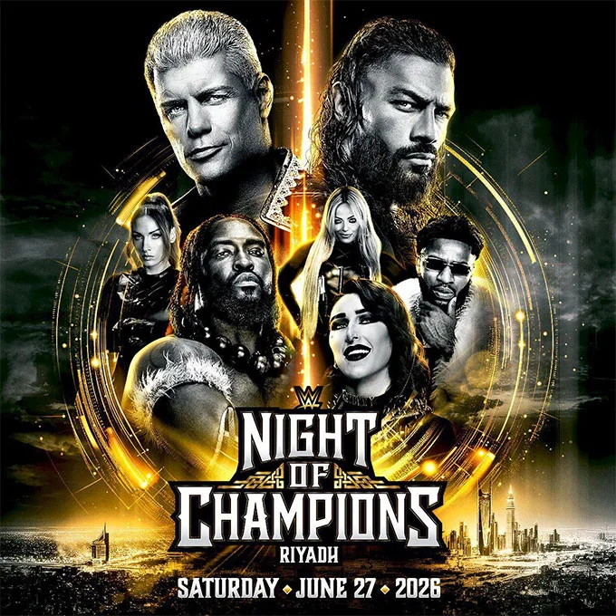 WWE Night of Champions 2026 dan Berita Sepak Bola Terkini