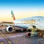 Airbus A380 Emirates Siap Mendarat di Bandara Soekarno-Hatta untuk Tur Pramusim