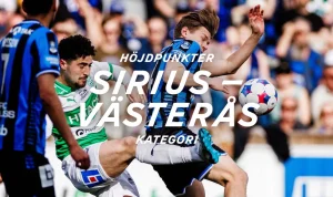 Allsvenskan: Sirius dan Vasteras Mengalami Hasil yang Berbeda