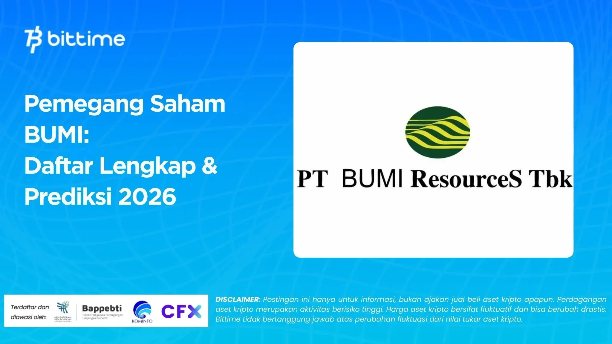 BUMI Resources Tbk Membukukan Pendapatan Naik 27,9% di Semester I-2026, Saham Diburu Investor