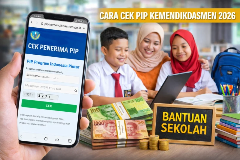 Cara Cek dan Mendaftar PIP Kemendikdasmen 2026, Bantuan Pendidikan untuk Siswa Kurang Mampu