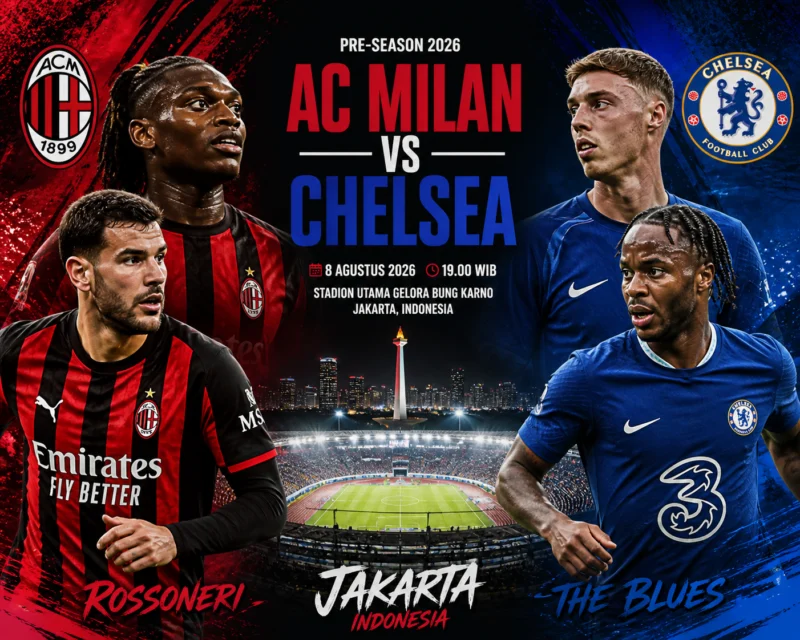 Chelsea vs AC Milan di SUGBK: Duel Seru di Indonesia Super Cup 2026