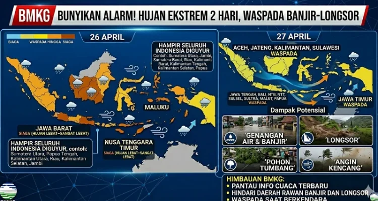 Cuaca Ekstrem Melanda Indonesia: BMKG Peringatkan Kekeringan dan Hujan Lebat