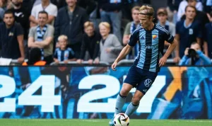 Djurgården Kros Västerås SK dengan Skor 6-0, Kristian Lien Pencetak Hattrick