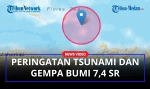 Gempa M 7,7 Mengguncang Nagekeo Flores NTT, Berpotensi Tsunami dan Gempa Susulan