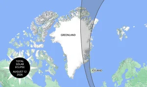Gerhana Matahari Total Menyapu Spanyol, Islandia, dan Greenland